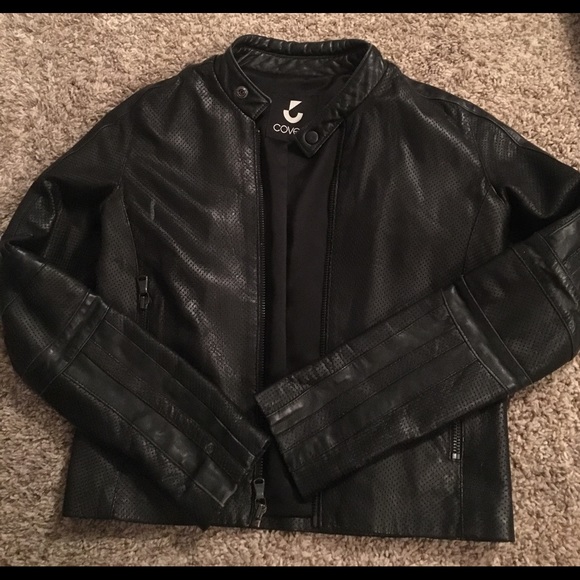cover Jackets & Blazers - Moto leather jacket